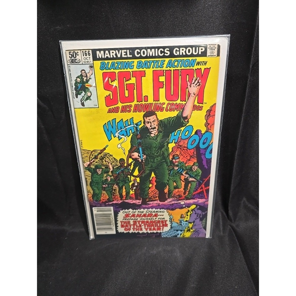 Sgt. Fury and His Howling Commandos 166 Marvel Comics 1981 Vintage Comic Book